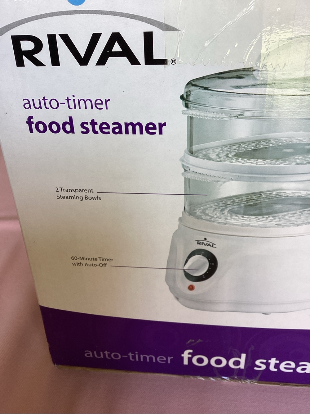 New Rival Auto-Timer Food Steamer - Picture 4 of 6